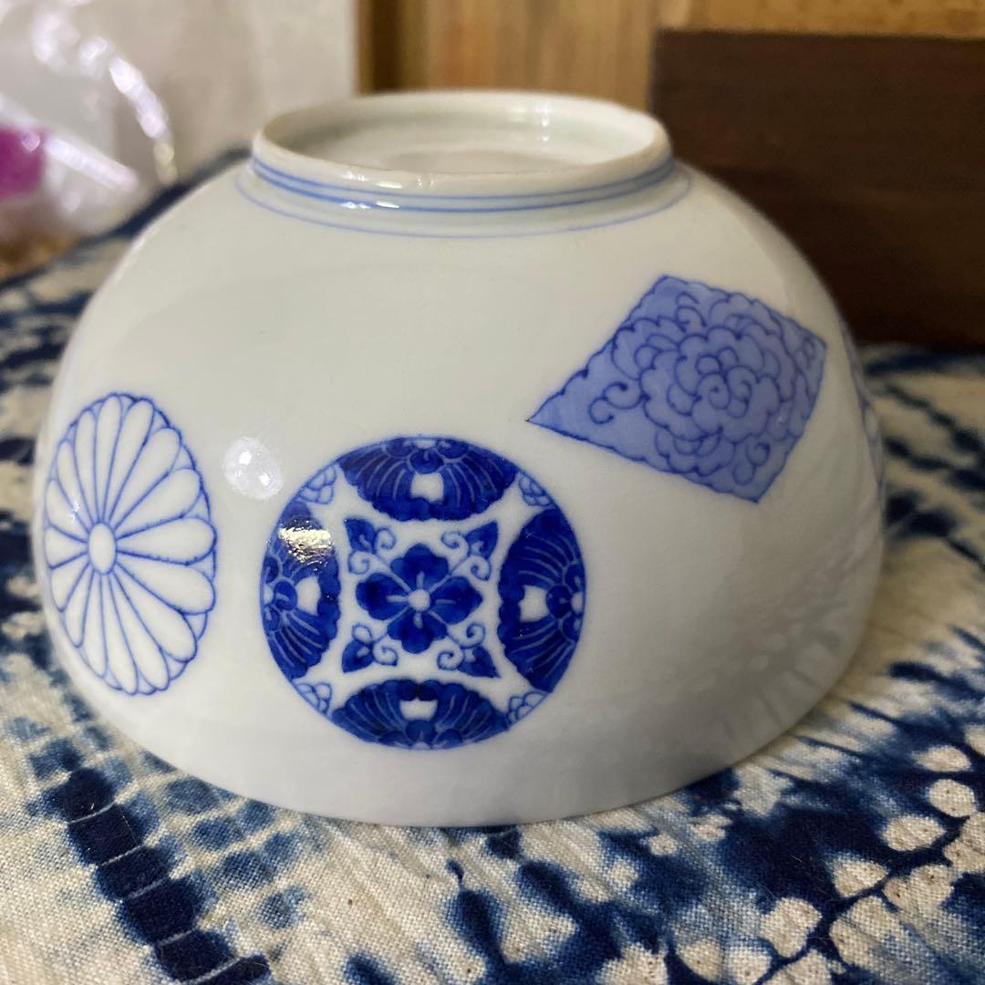 孝明天皇様御膳御用 茶碗　壱対　菊紋