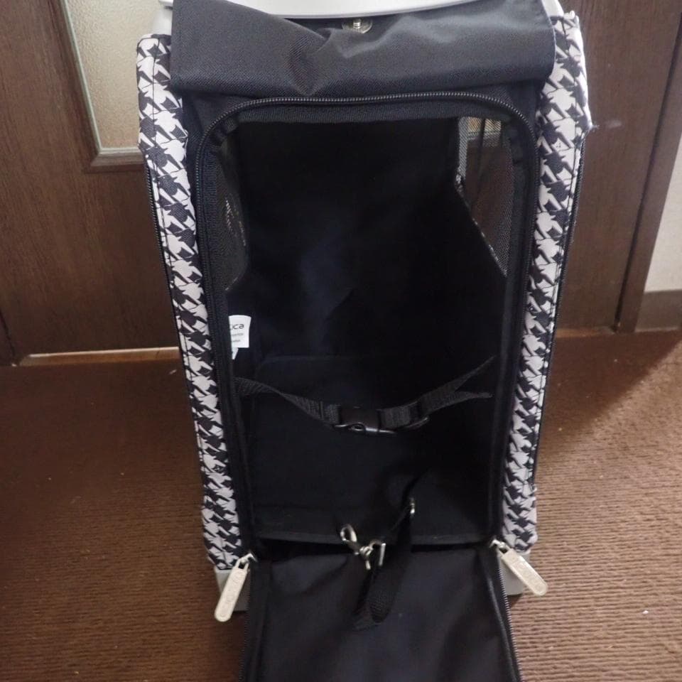 ZOCA ペットカート キャリー　千鳥格子　キャリー