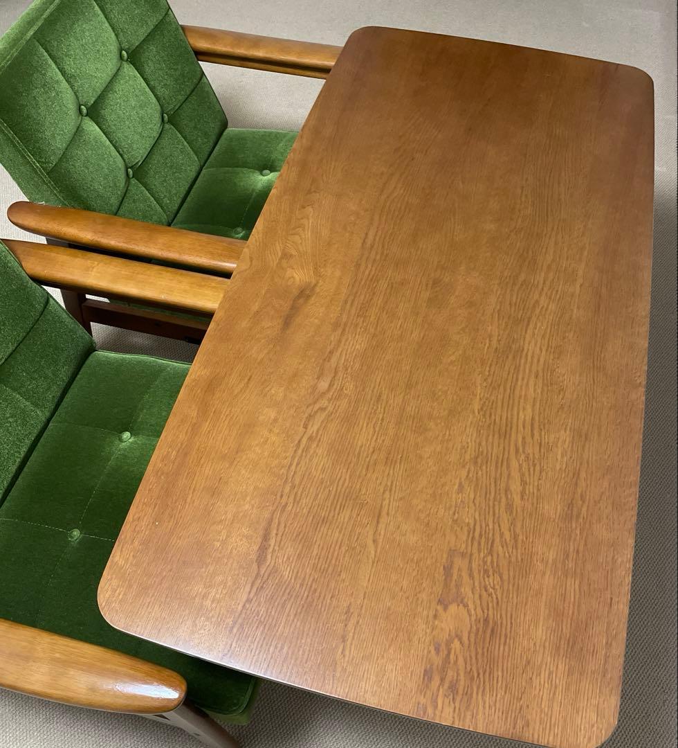 カリモク60+ カフェテーブル1200 ウォールナット　テーブル　T36420