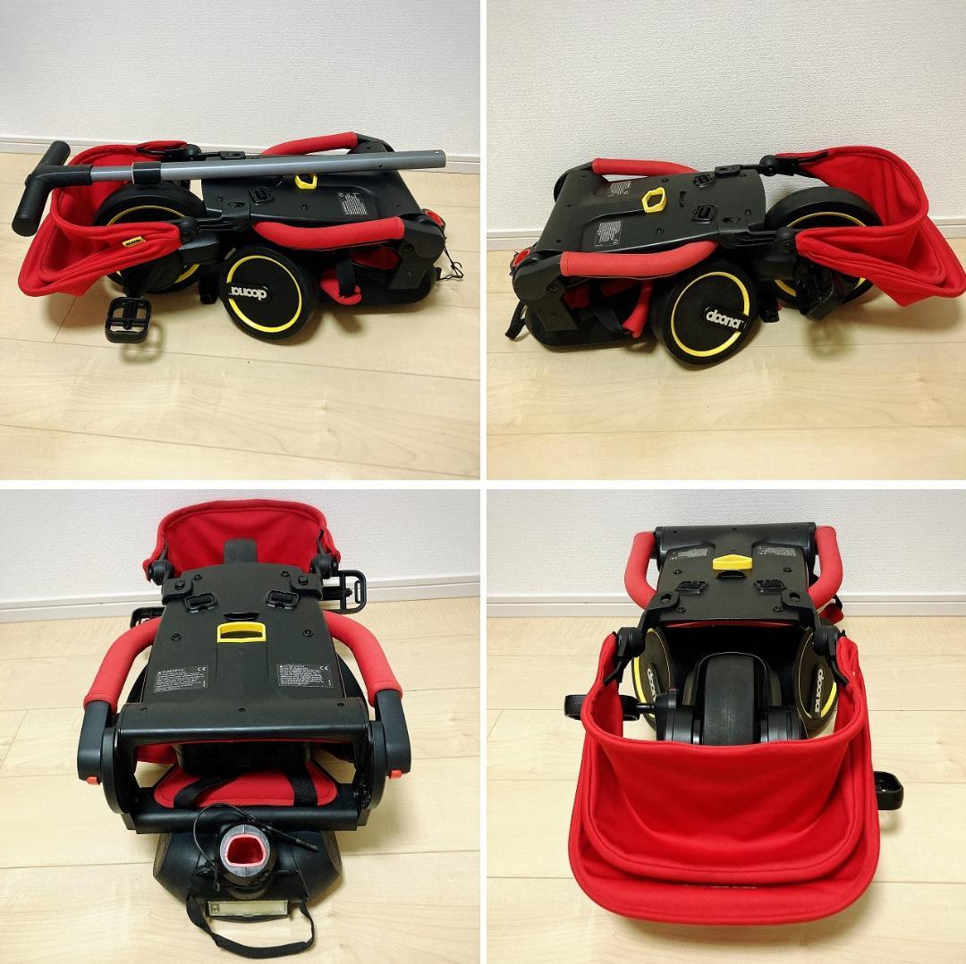 Doona Liki Trike S3 折りたたみ 三輪車 レッドガード付