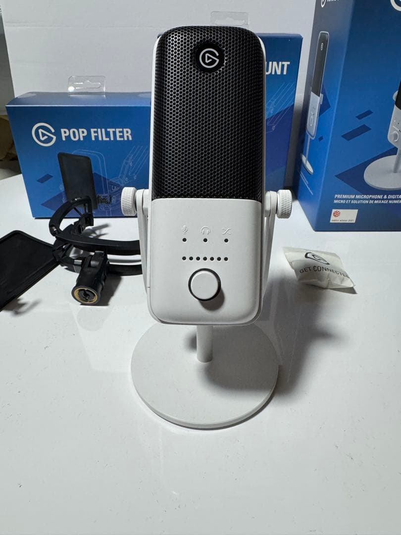 Elgato WAVE:3 ポップフィルター&ショックマウント付き