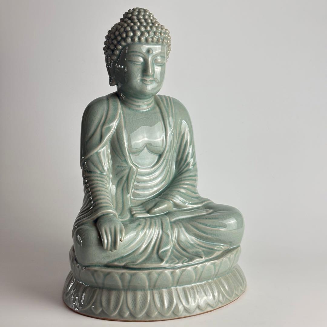 高麗 青磁 韓国 陶芸 松月 朝鮮 仏像