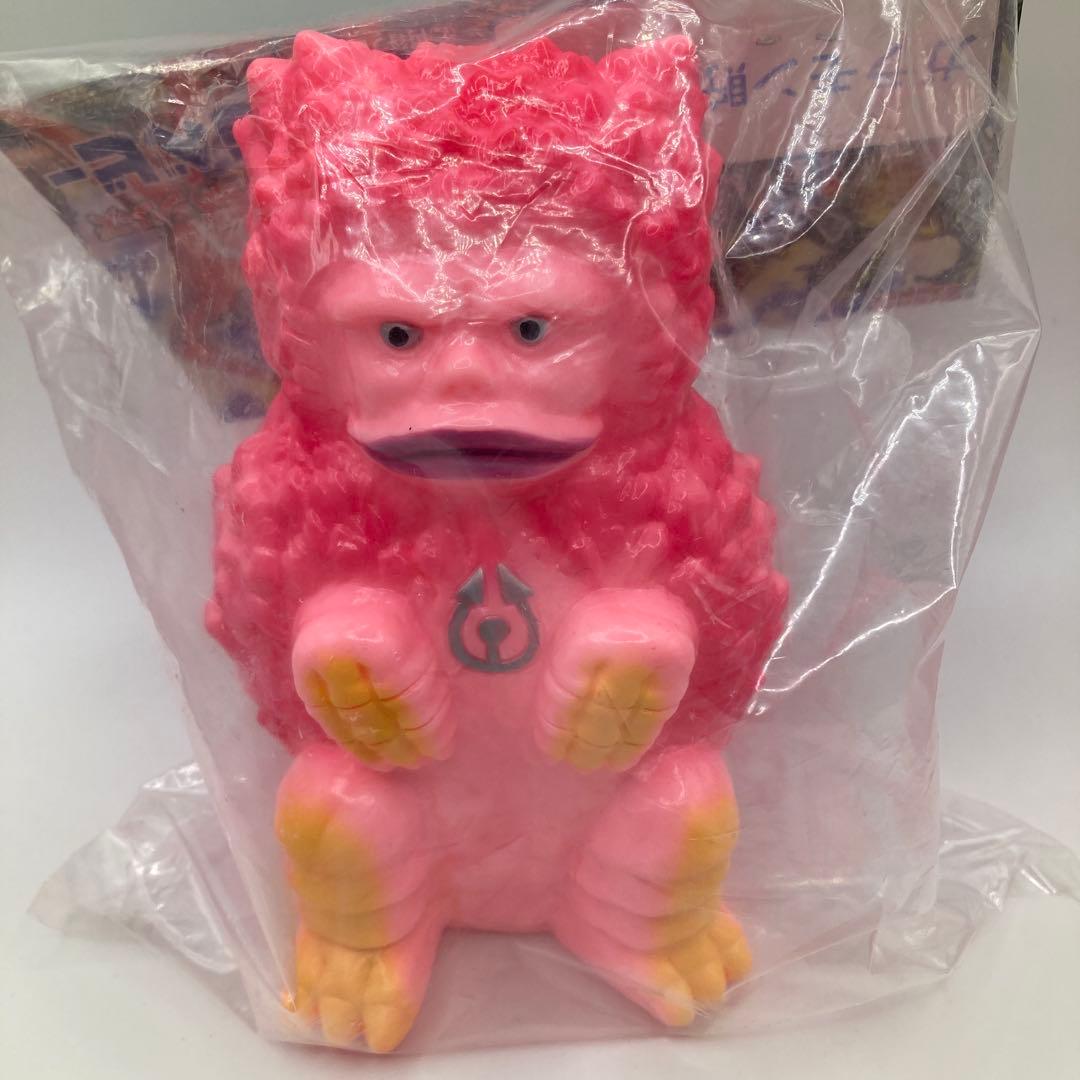 珍品♡未開封♡ビニパラベビー ピンク ソフビ ガラモン貯金箱 Marmit