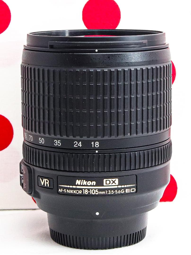 ニコン Nikon AF-S DX 18-105mm❤手振れ補正付❤中望遠レンズ