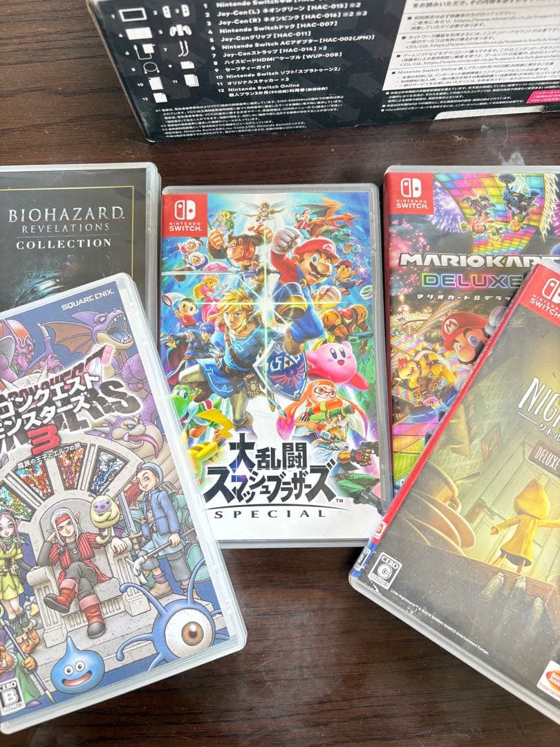 お買い得！お年玉！Nintendo Switch本体限定カラー、ソフト6本