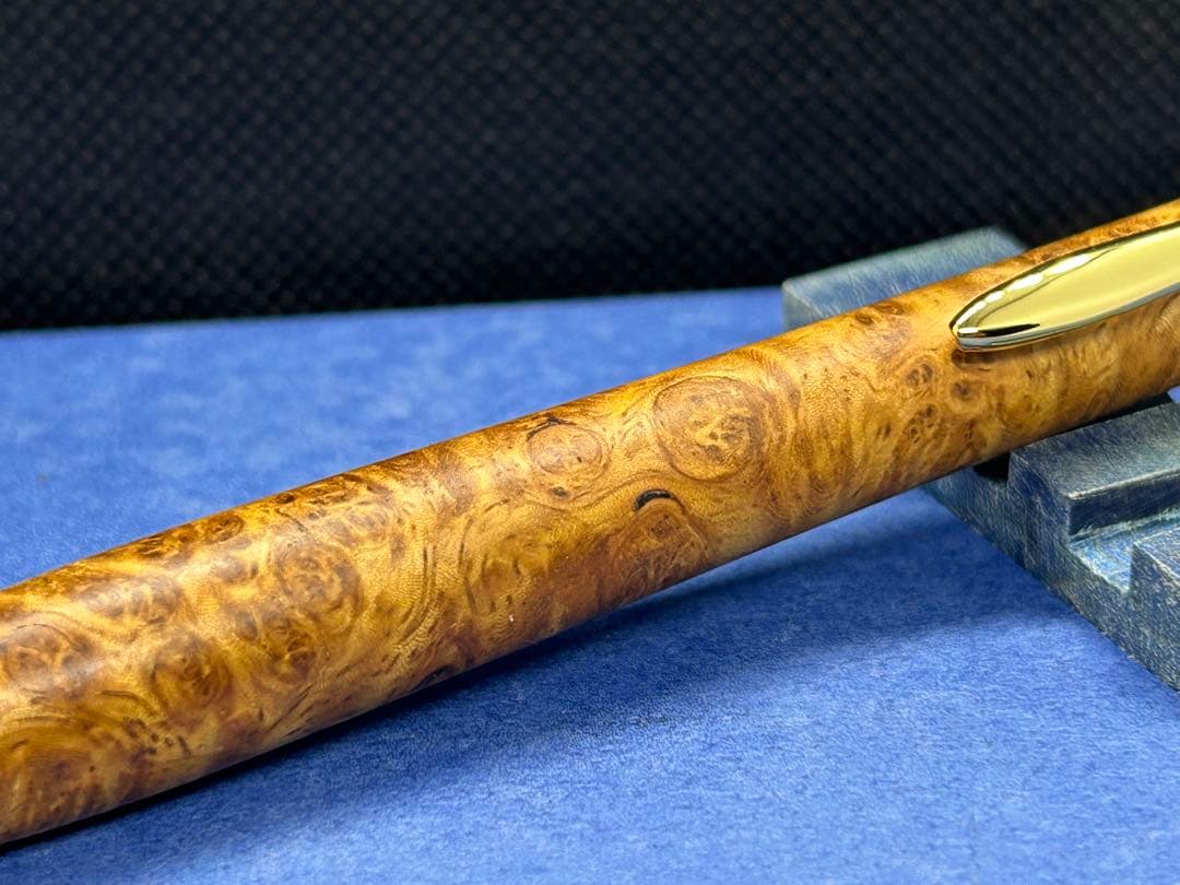 【早い者勝ち】極上花梨瘤　シャープペンシル0.5 木軸ペン　加藤金属