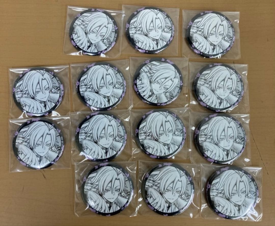 【匿名配送】桃源暗鬼 まねきねこ 缶バッジ 桃宮唾切 20点