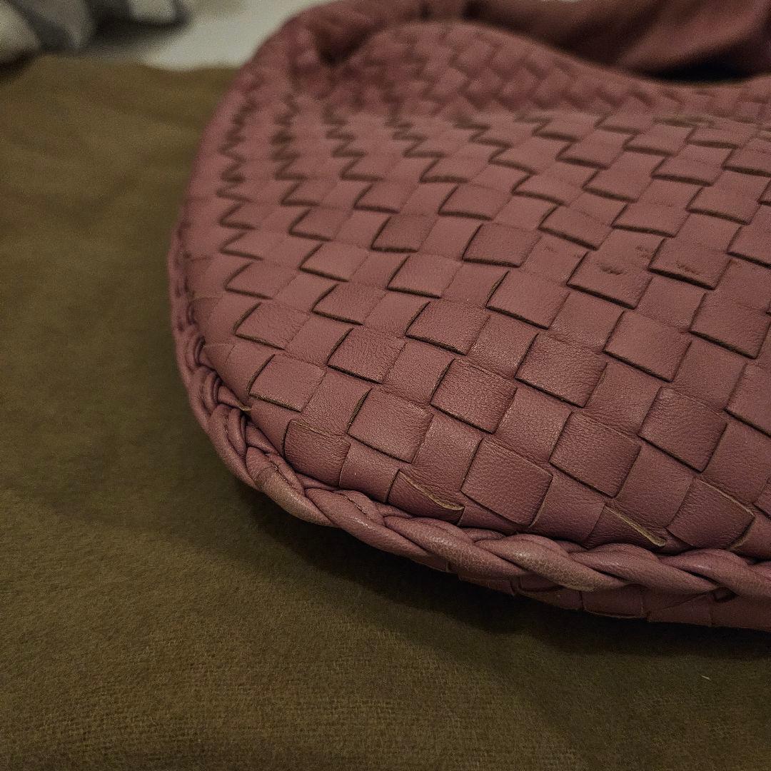 ボッテガヴェネタ ホーボー イントレチャート ワンショルダーバッグ ピンク