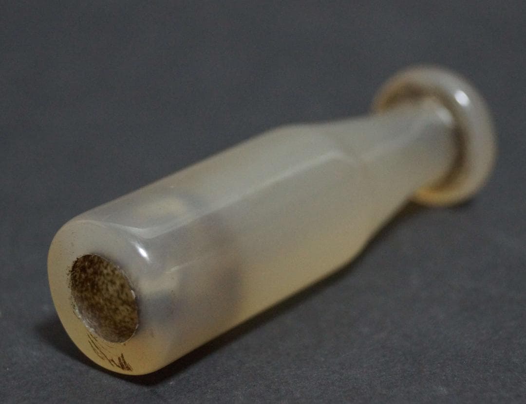 喫煙具 天然メノウ瑪瑙 細工彫りタバコパイプ 煙草パイプ★美しい石目