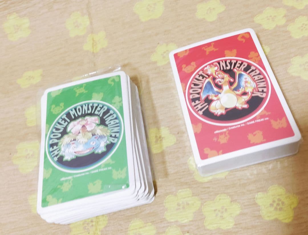 当時物　希少品　ポケモントランプ　赤緑
