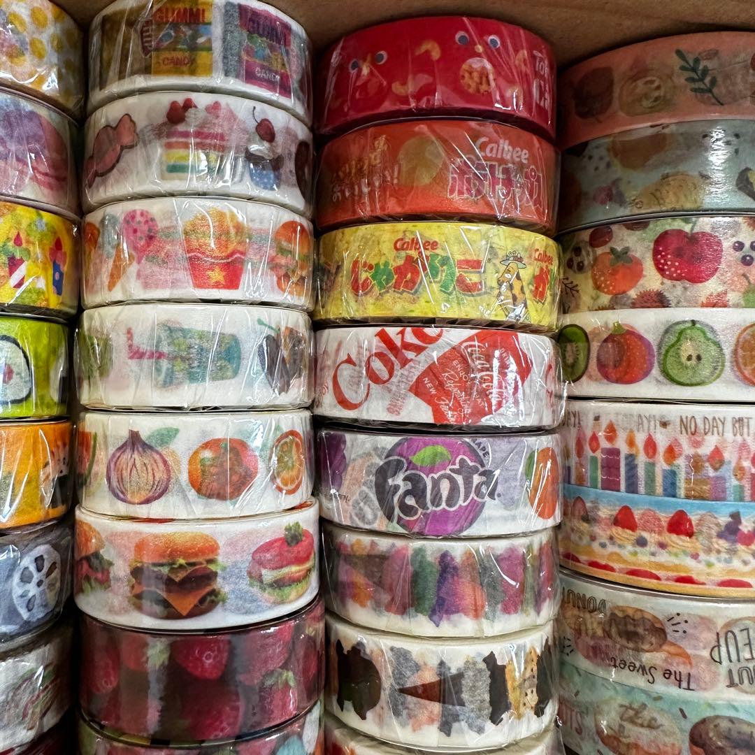 食べ物 フード ご飯 スイーツ お菓子 ファーストフード マスキングテープ 大量