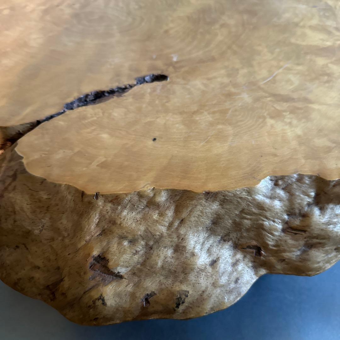 えーい！最後のお値下げ‼️一枚板ちゃぶ台　テーブル　花台に！とても素敵です！