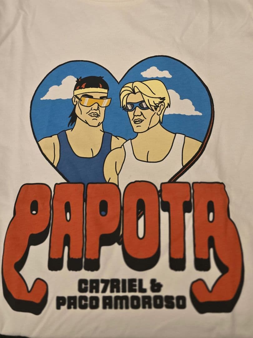 Ca7riel & Paco Amoroso カトパコ Bershka コラボT