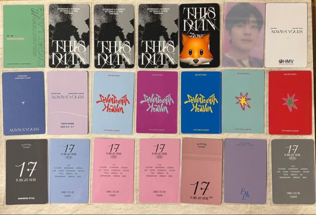 SEVENTEEN ウォヌ トレカ グッズ まとめ売り