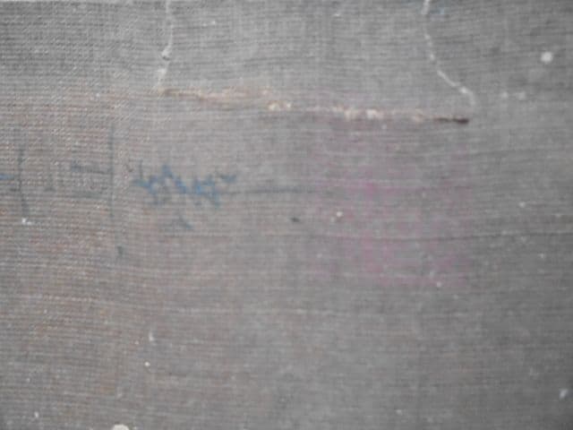 AKa6127　源朝長　肉筆　額