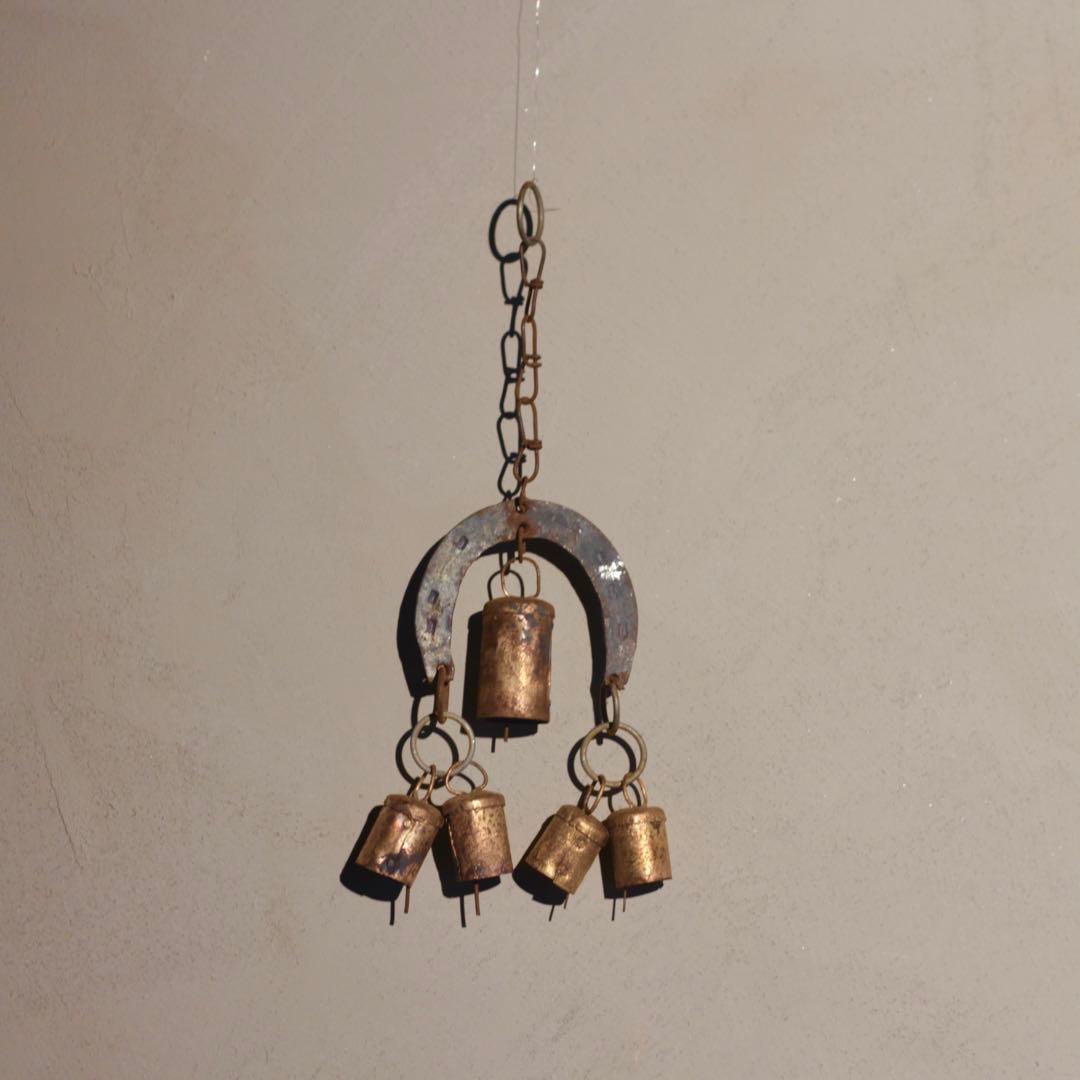 蹄鉄 ベル 魔除け 装飾品 古道具 アンティーク オブジェ
