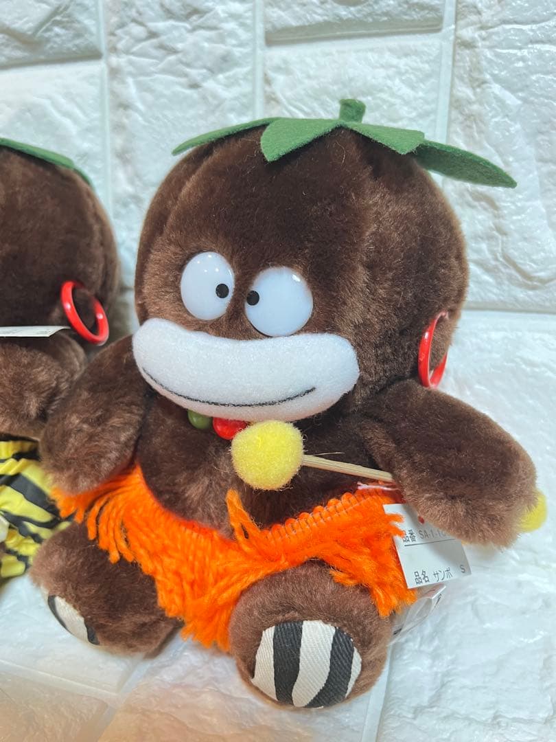 昭和レトロ ぬいぐるみ サンリオ サンボ＆ハンナ ビビンバ クロンボ 廃盤品