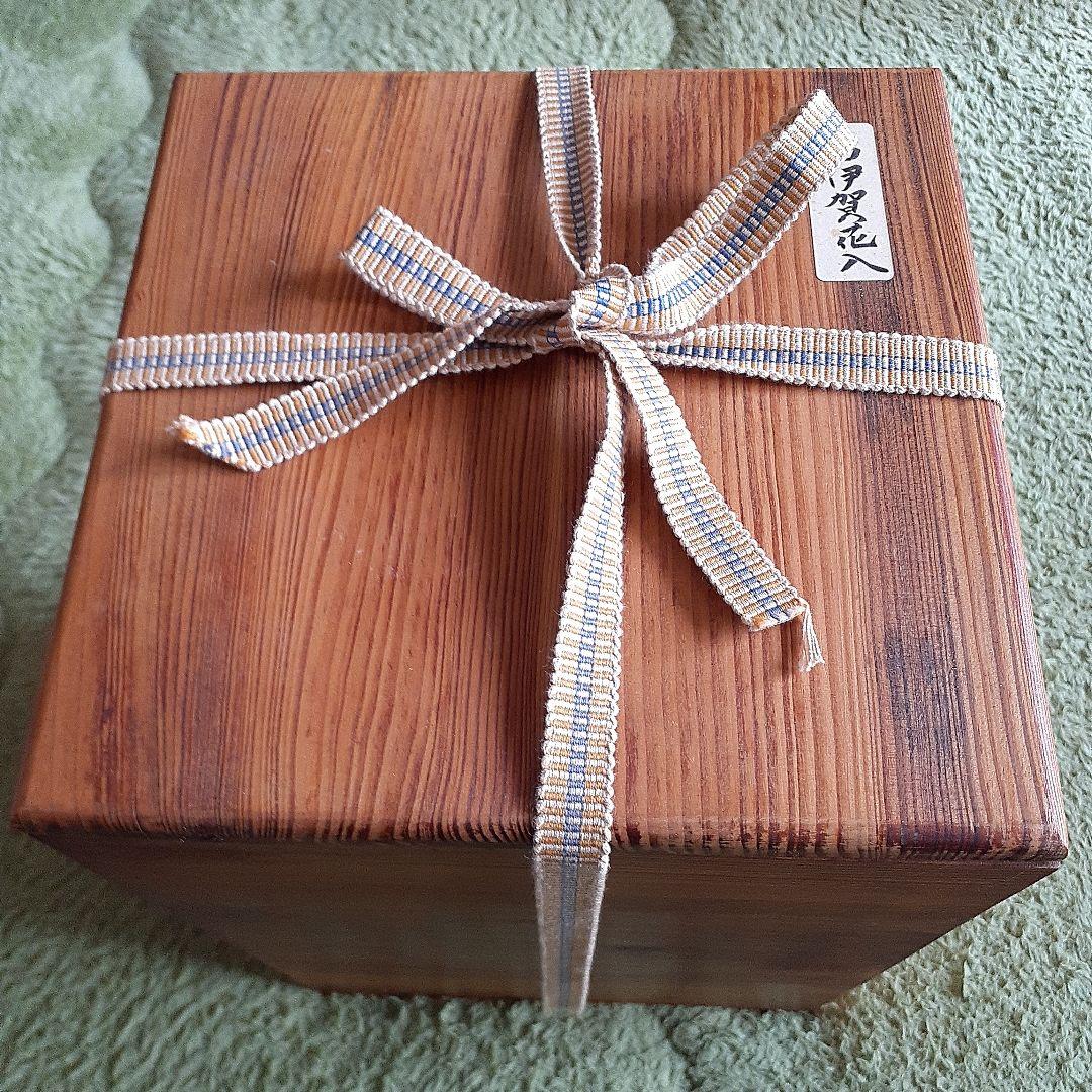 古片耳付き伊賀花入れ