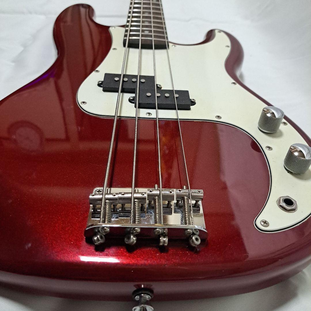 ま*お様 SELDERエレキベース レッド 4弦 シングルコイル