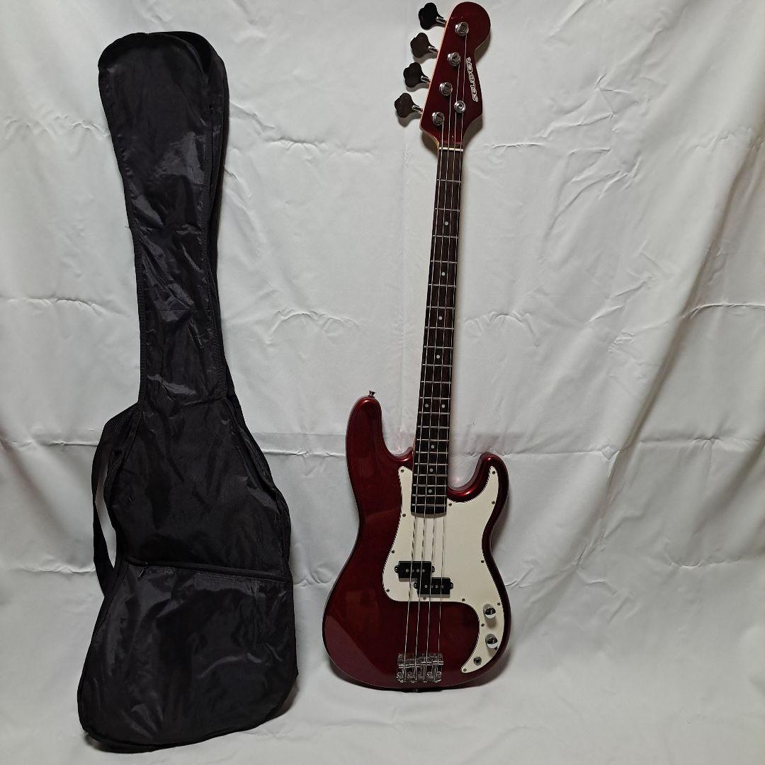 ま*お様 SELDERエレキベース レッド 4弦 シングルコイル