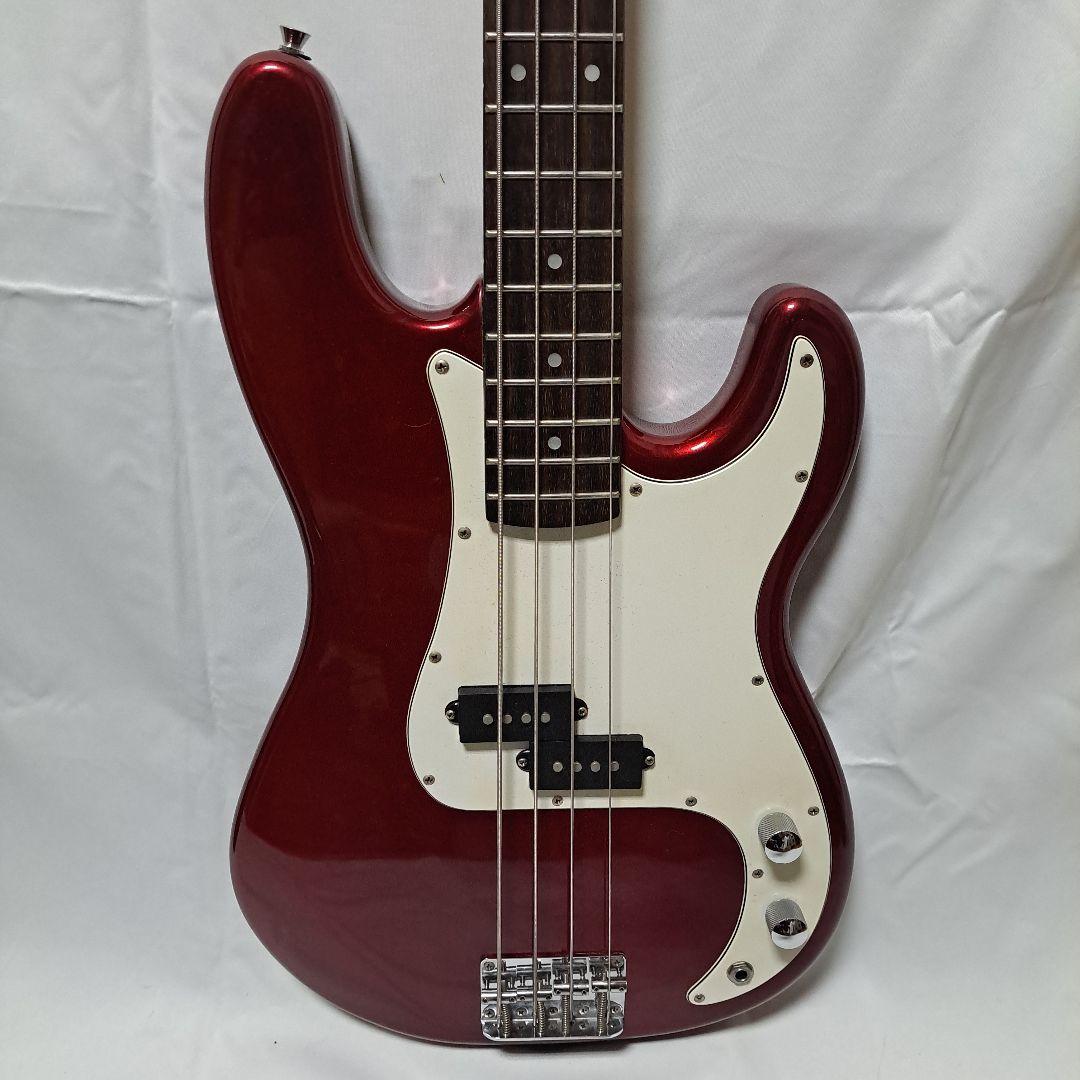 ま*お様 SELDERエレキベース レッド 4弦 シングルコイル