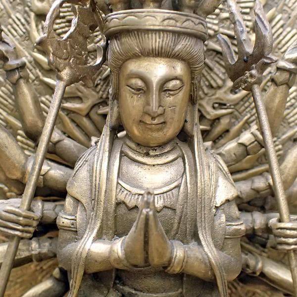 【仏像】千手観音菩薩 (3,276g)