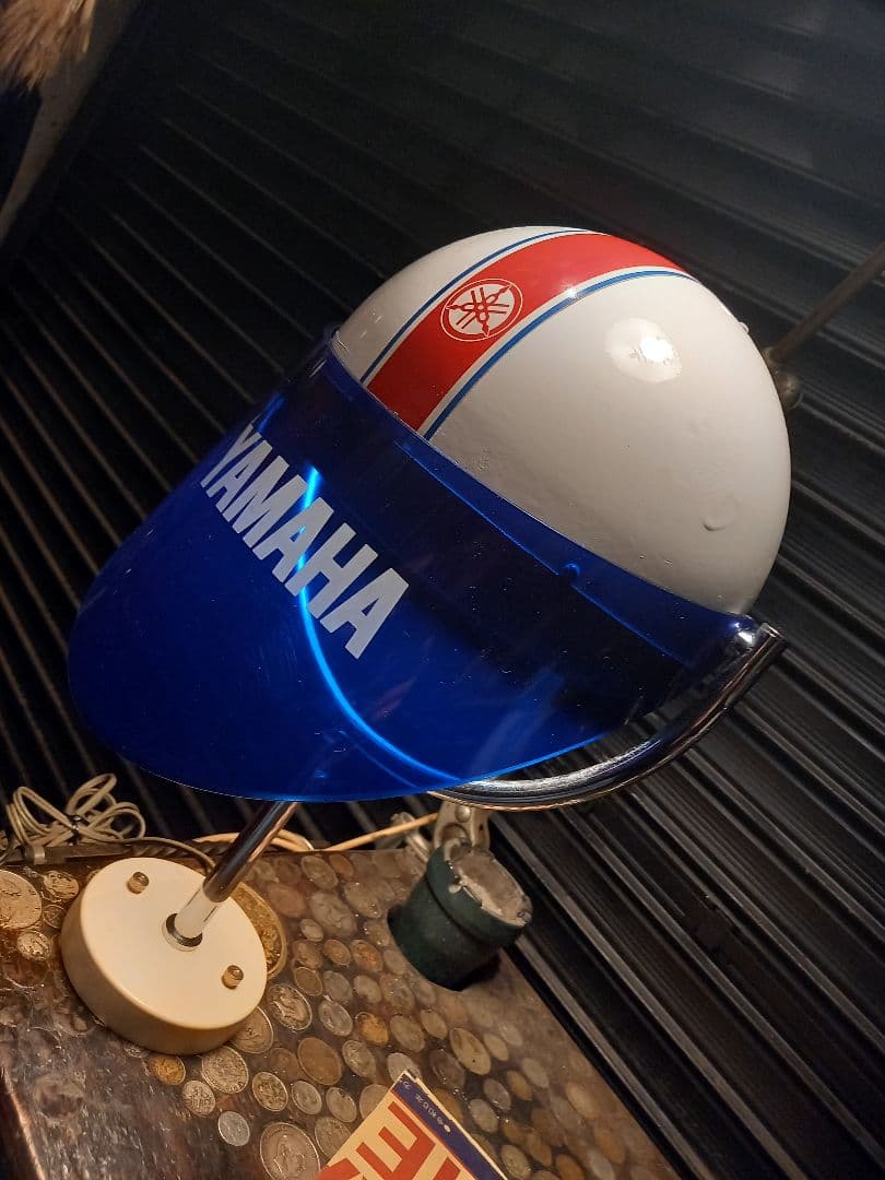 極希少　1970's　ヤマハ　販売店　ノベルティ　非売品　ヘルメット　ランプ