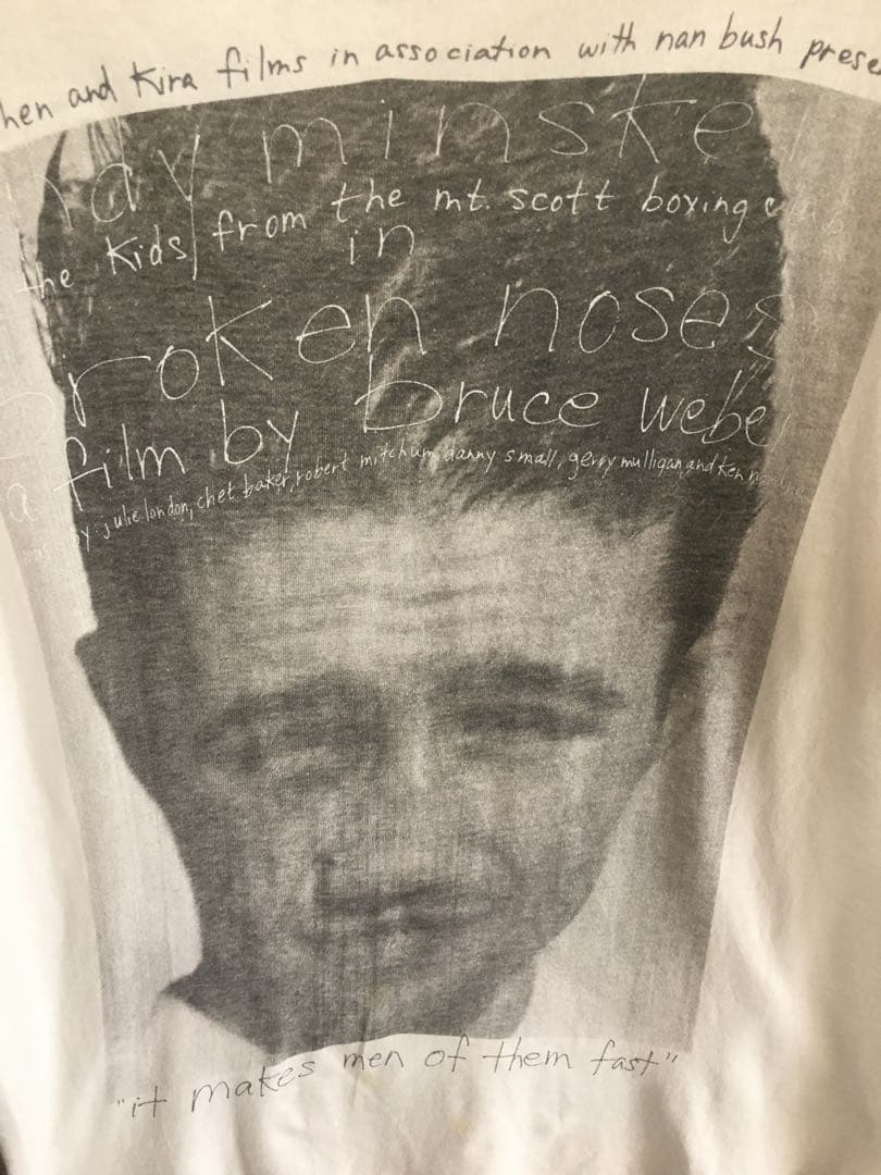 bruce Weber broken noses Tシャツブルースウェーバー