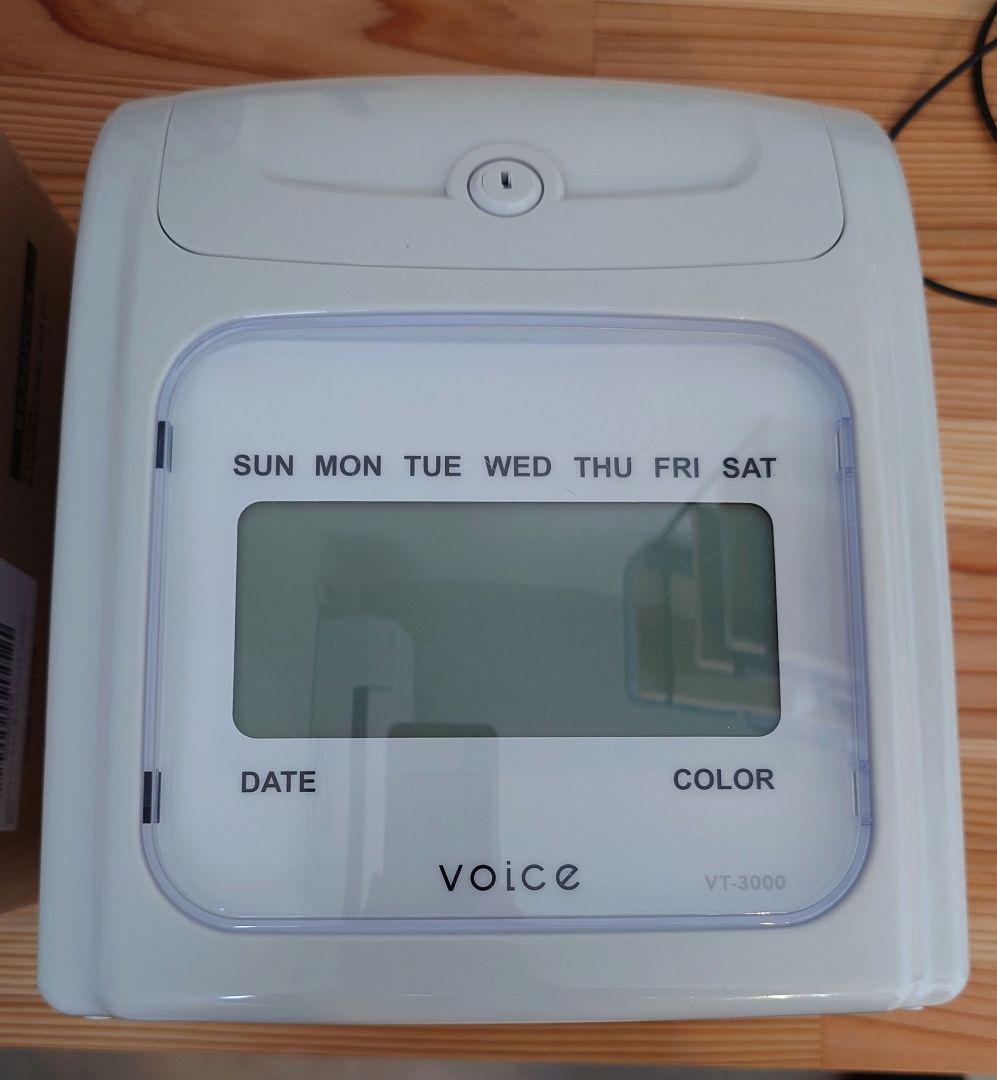 VT-3000 voice　タイムレコーダー　タイムカード付き