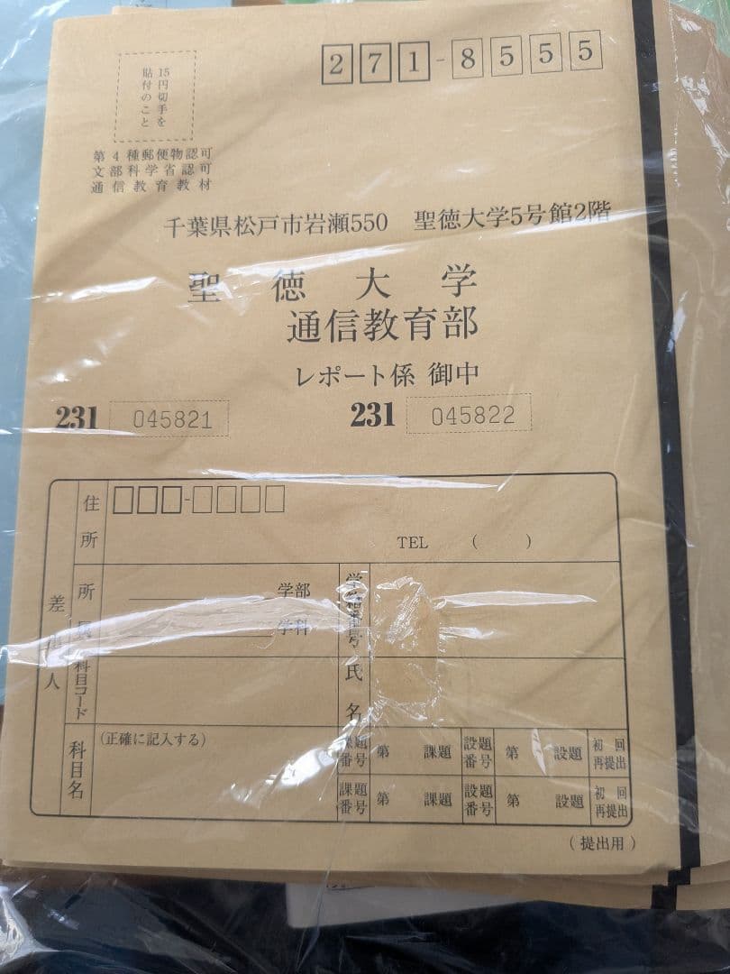 【即ご購入可能です。】聖徳大学 文学・小説 学習資料 2025年度