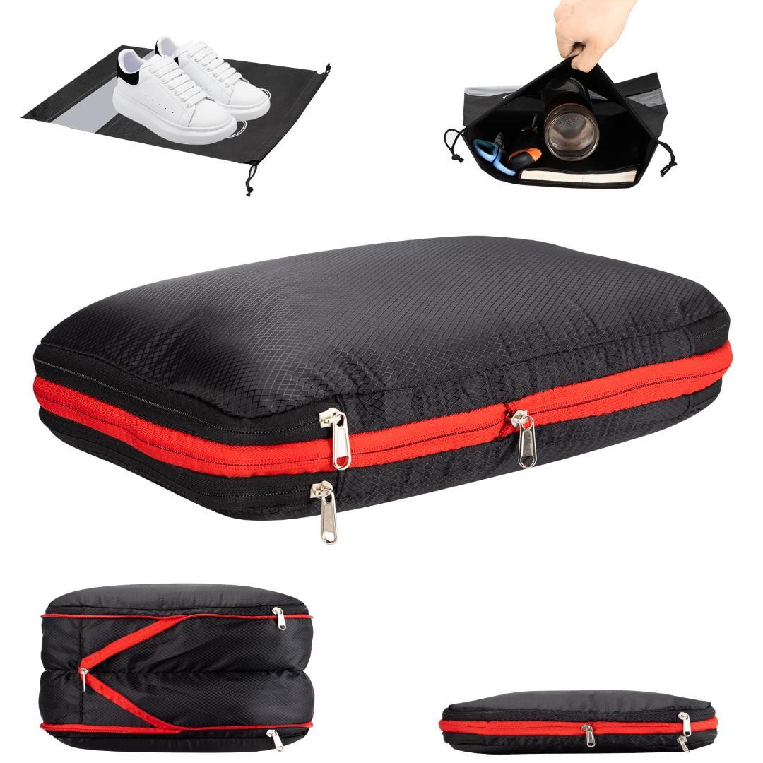 旅行出張 トラベルポーチ 抜群な収納力 圧縮袋