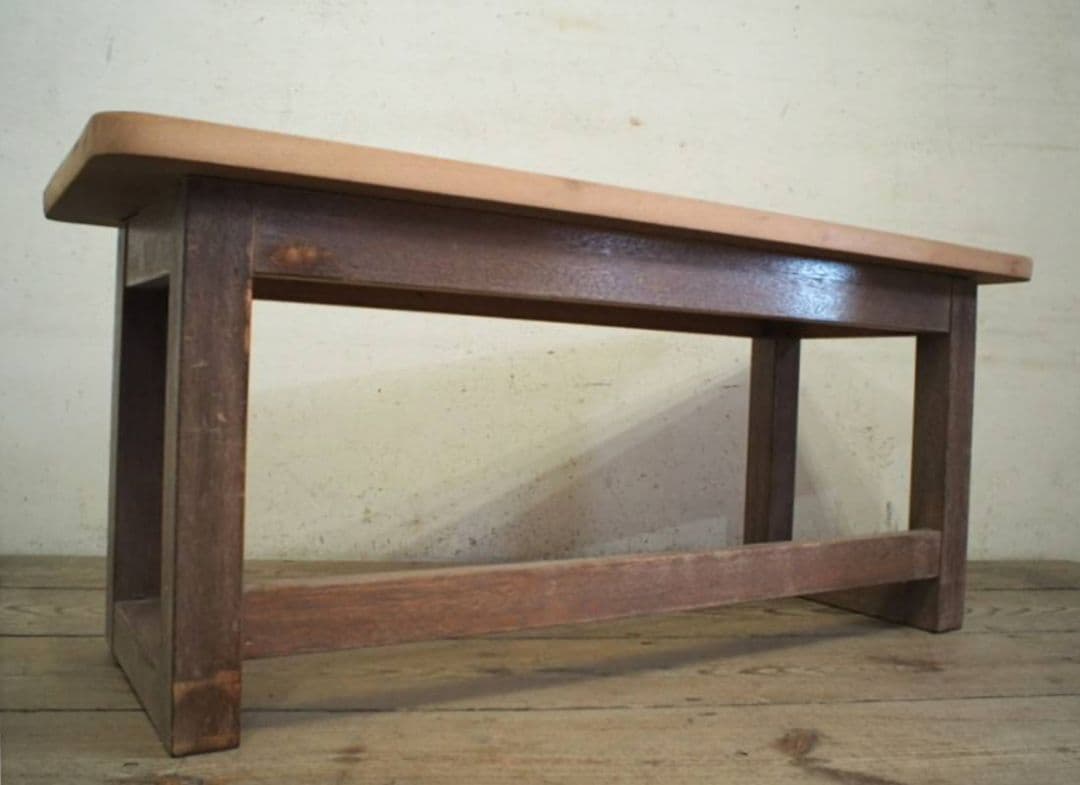 1067 ヴィンテージ　レトロなテーブル　展示台　椅子　イス　チェア　ベンチ