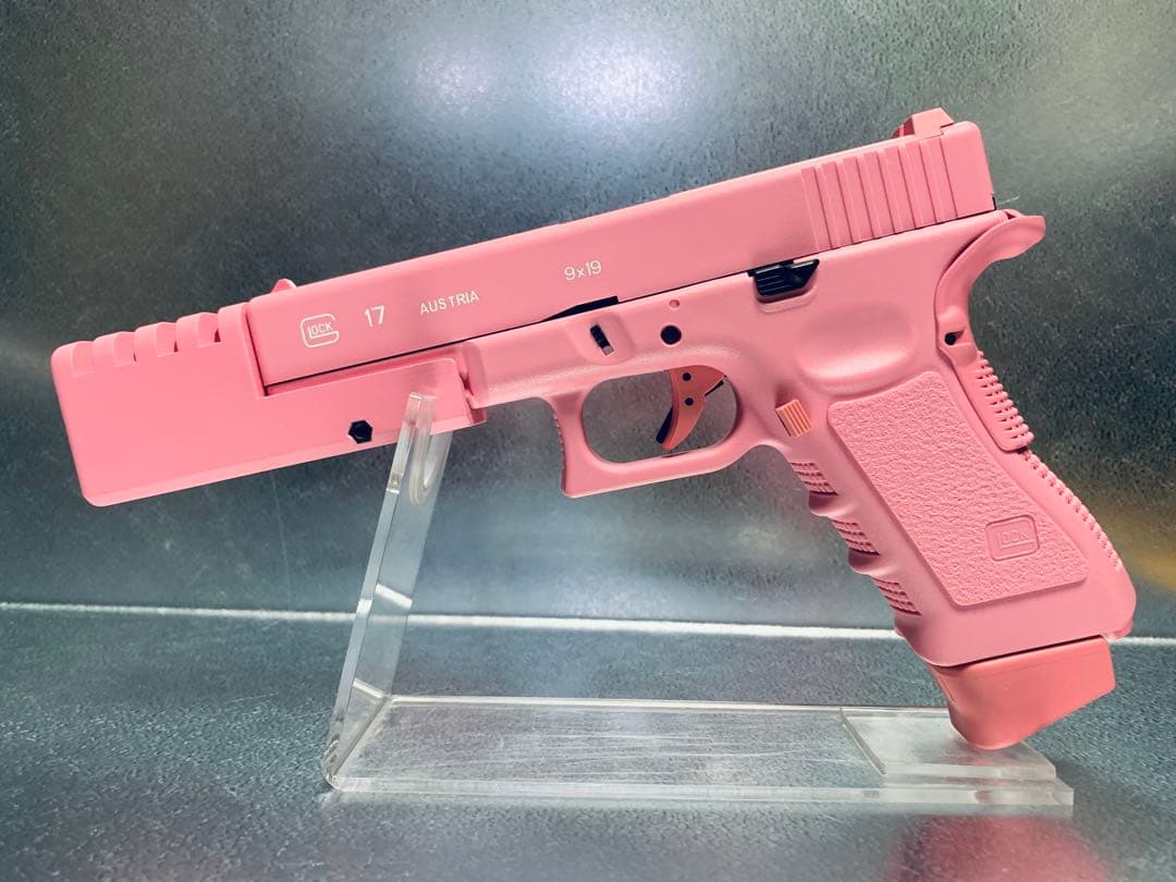 東京マルイ グロック17 ガスブローバック ピンク コンペンセイター カスタム