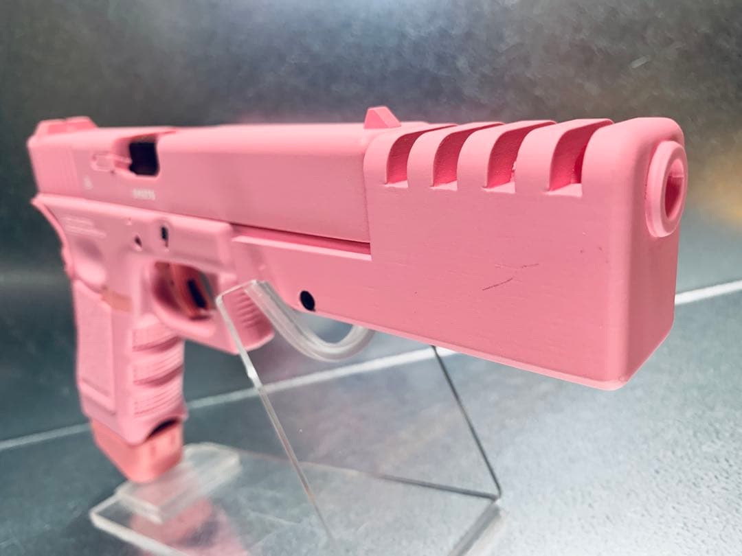 東京マルイ グロック17 ガスブローバック ピンク コンペンセイター カスタム