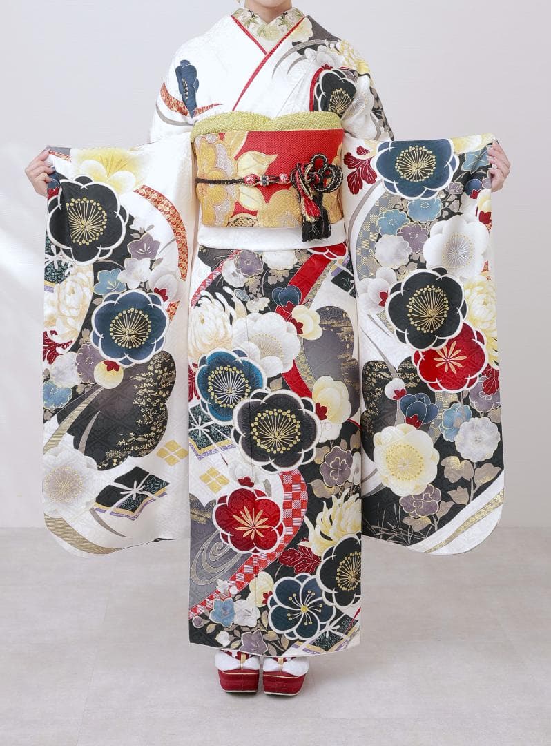 よこよこ様　振袖単品【889】【155cm~165cmの方用】