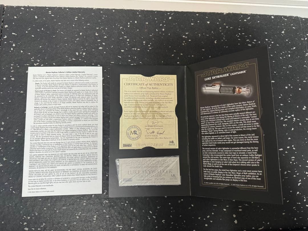 マスターレプリカ　ルーク・スカイウォーカー ライトセーバー