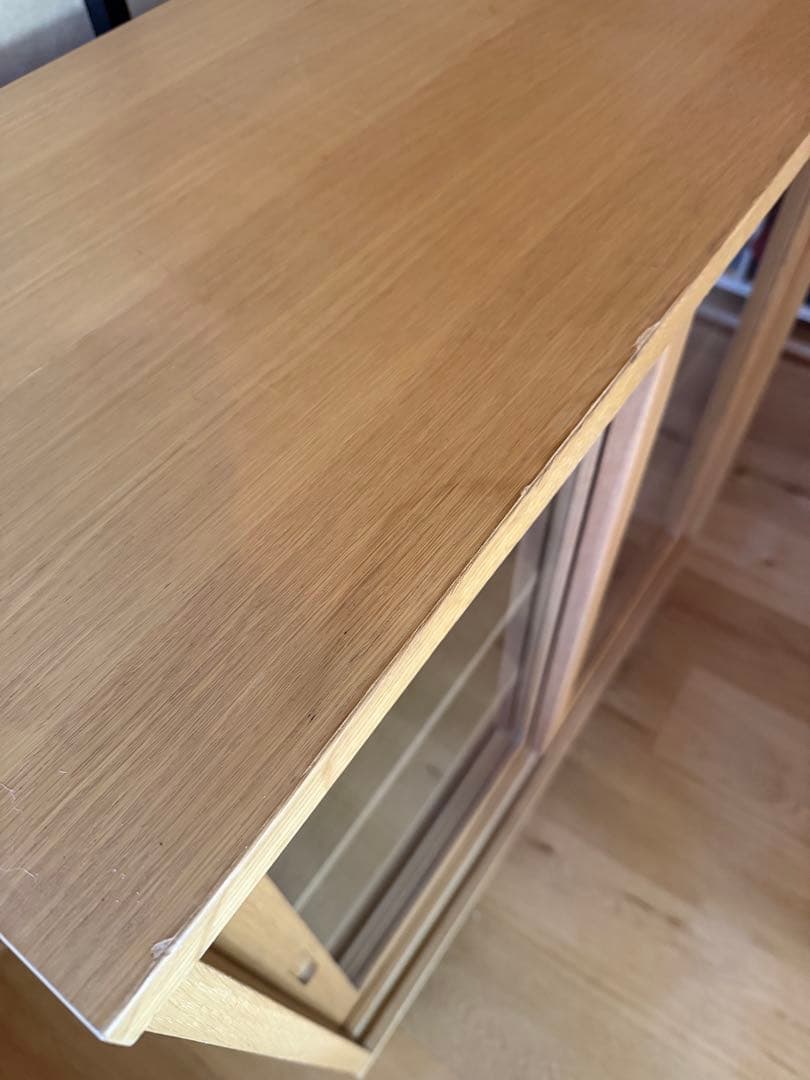 【1月限定出品】無印良品　廃盤　ガラスキャビネット