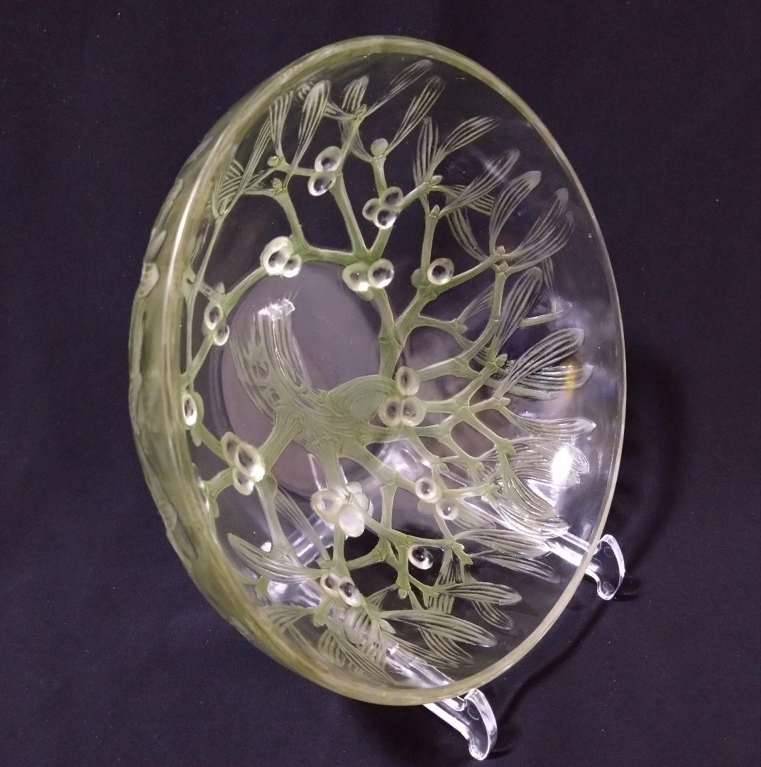 ルネ・ラリック　R LALIQUE 　GUI No.1 ヤドリギ　パチネ彩色