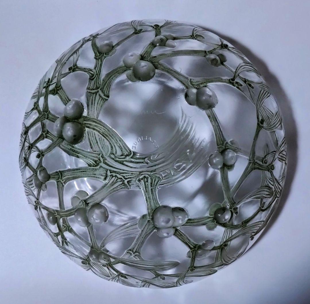 ルネ・ラリック　R LALIQUE 　GUI No.1 ヤドリギ　パチネ彩色