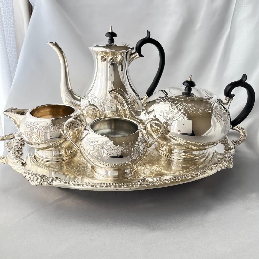 【Cooper Brothers】 ビクトリアン ティーセット 4点ティーポット
