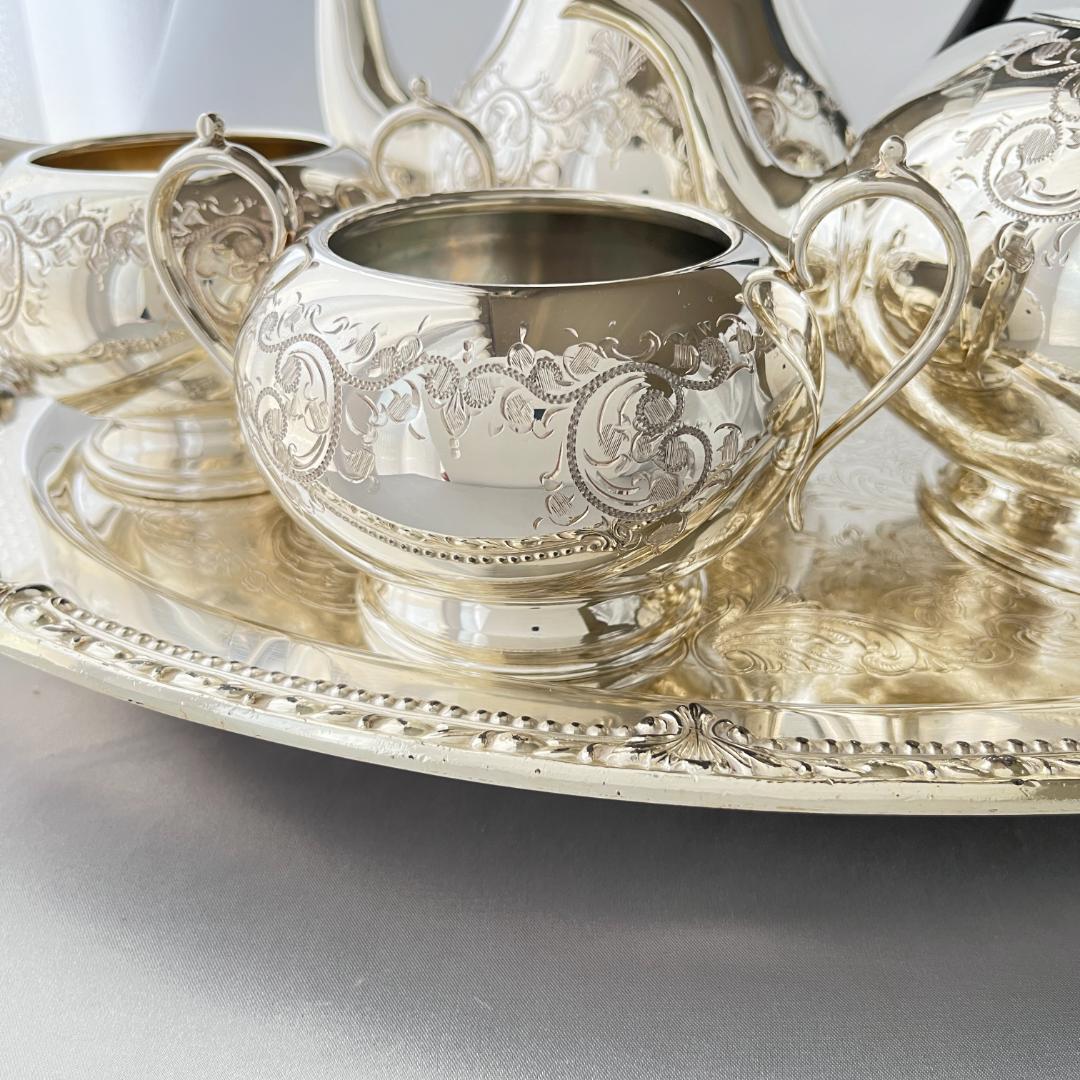 【Cooper Brothers】 ビクトリアン ティーセット 4点ティーポット