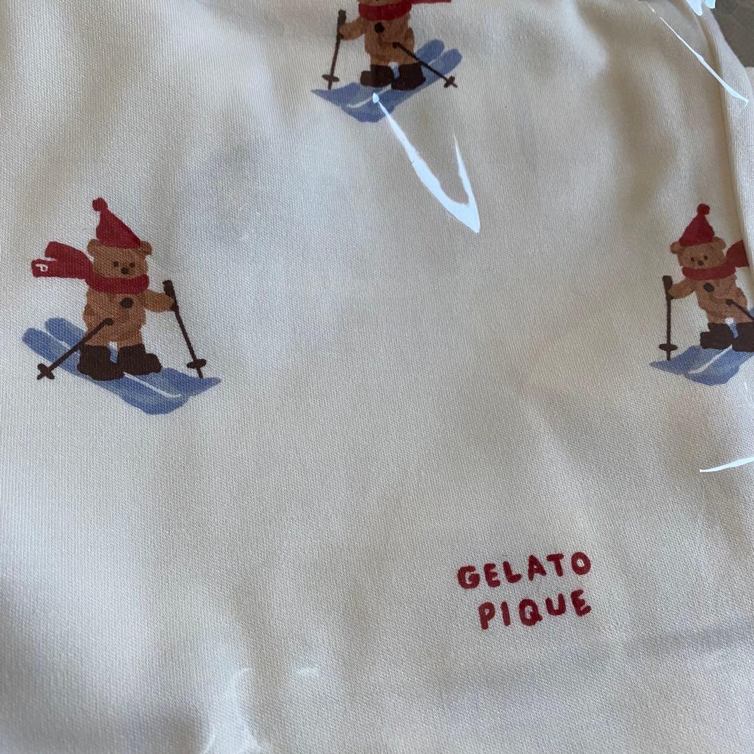 新品HOLIDAYスキーベアジャガードプルオーバー　パンツ　上下　ジェラートピケ