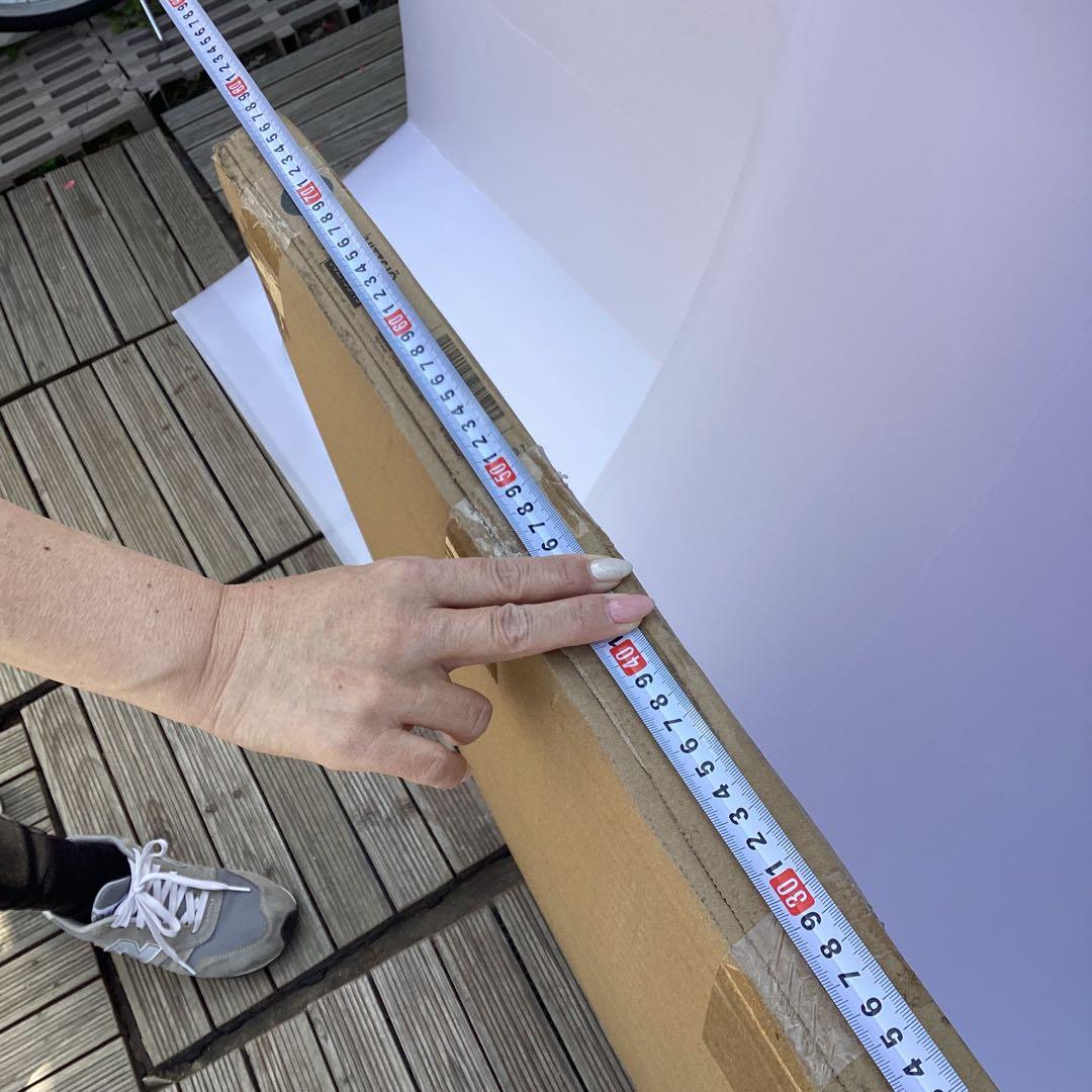 IKEA ヴィットショー　コーヒーテーブル　ガラス　ブラック　オシャレ　（H6）