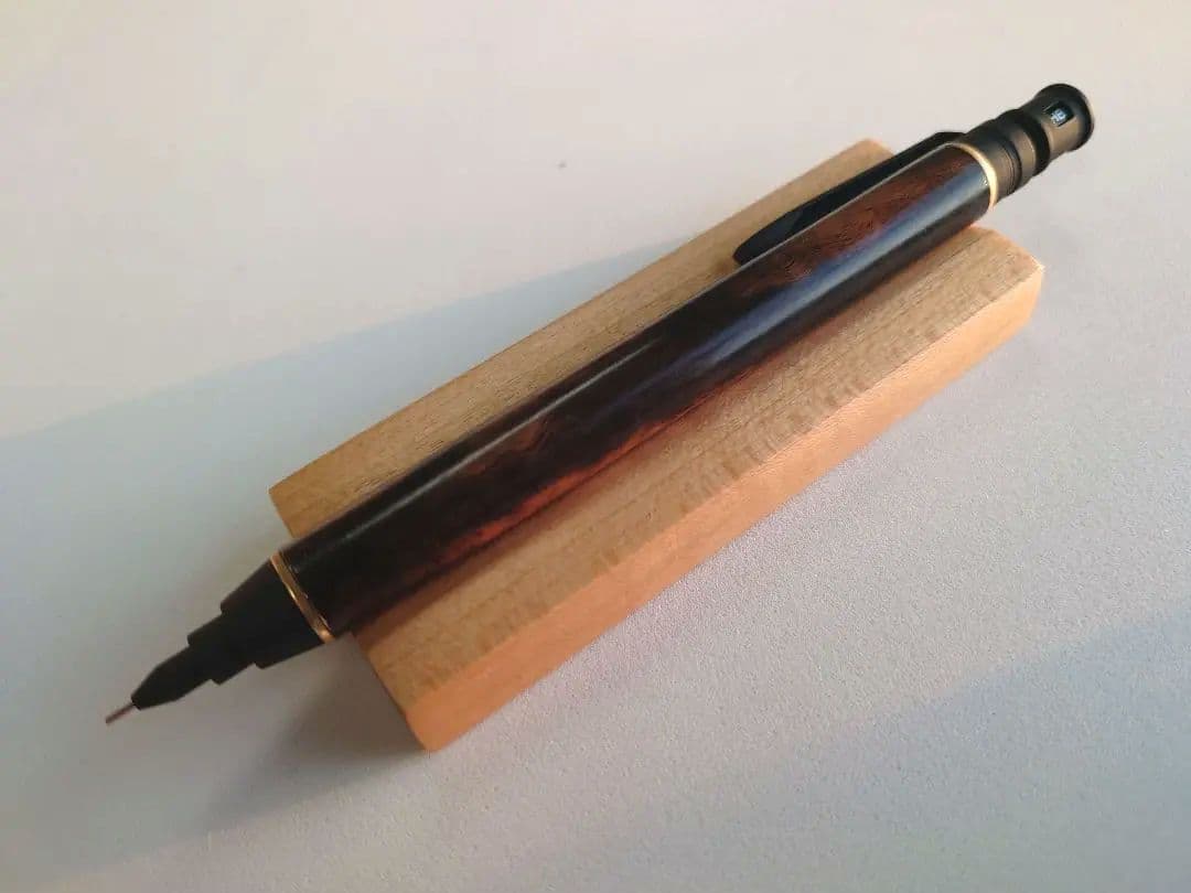 黒柿　シャープペンシル　MDS-1 三神クラフト　新うるし仕上げ　拭き漆
