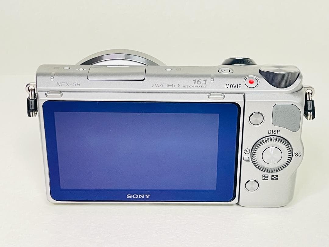 SONY α NEX-5R ソニー シルバー ボディ ミラーレスカメラ 付属品多