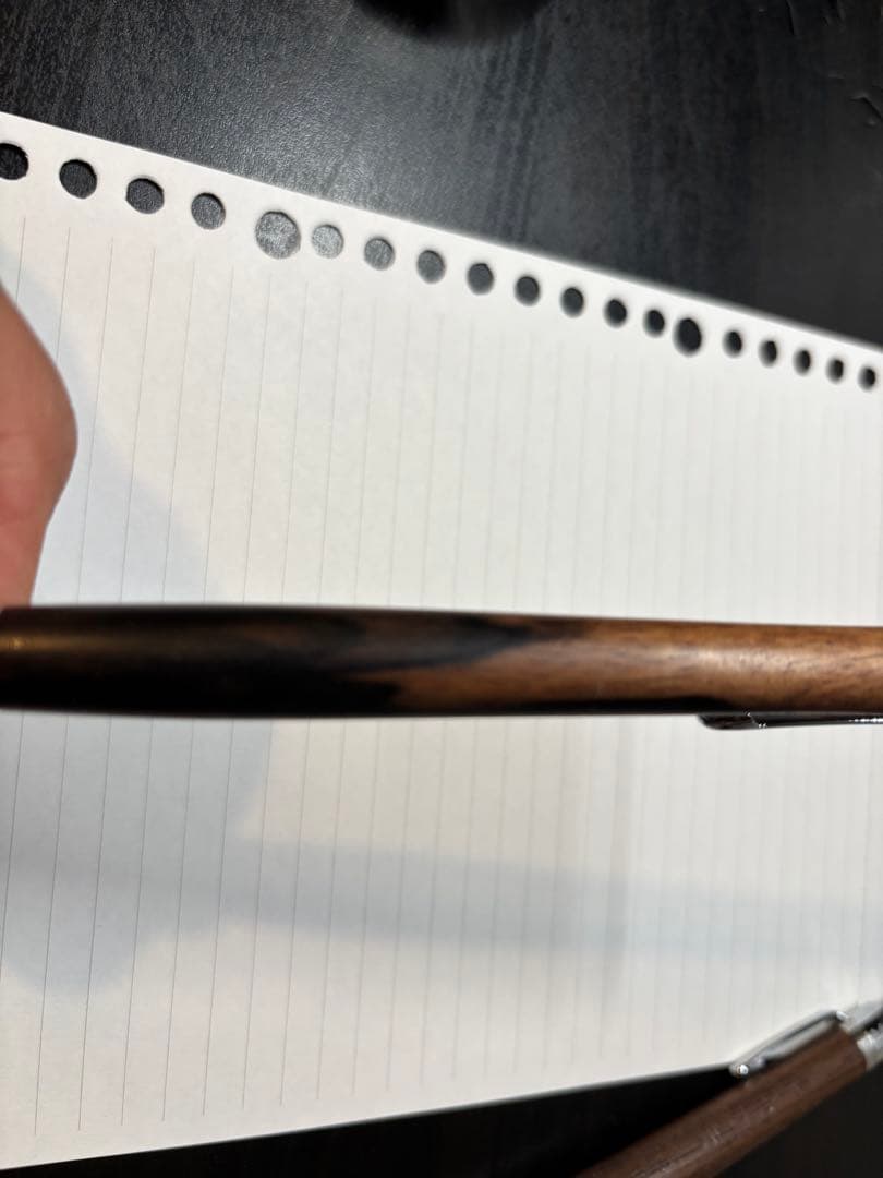 工房楔　黒柿孔雀杢　シャーペン0.5