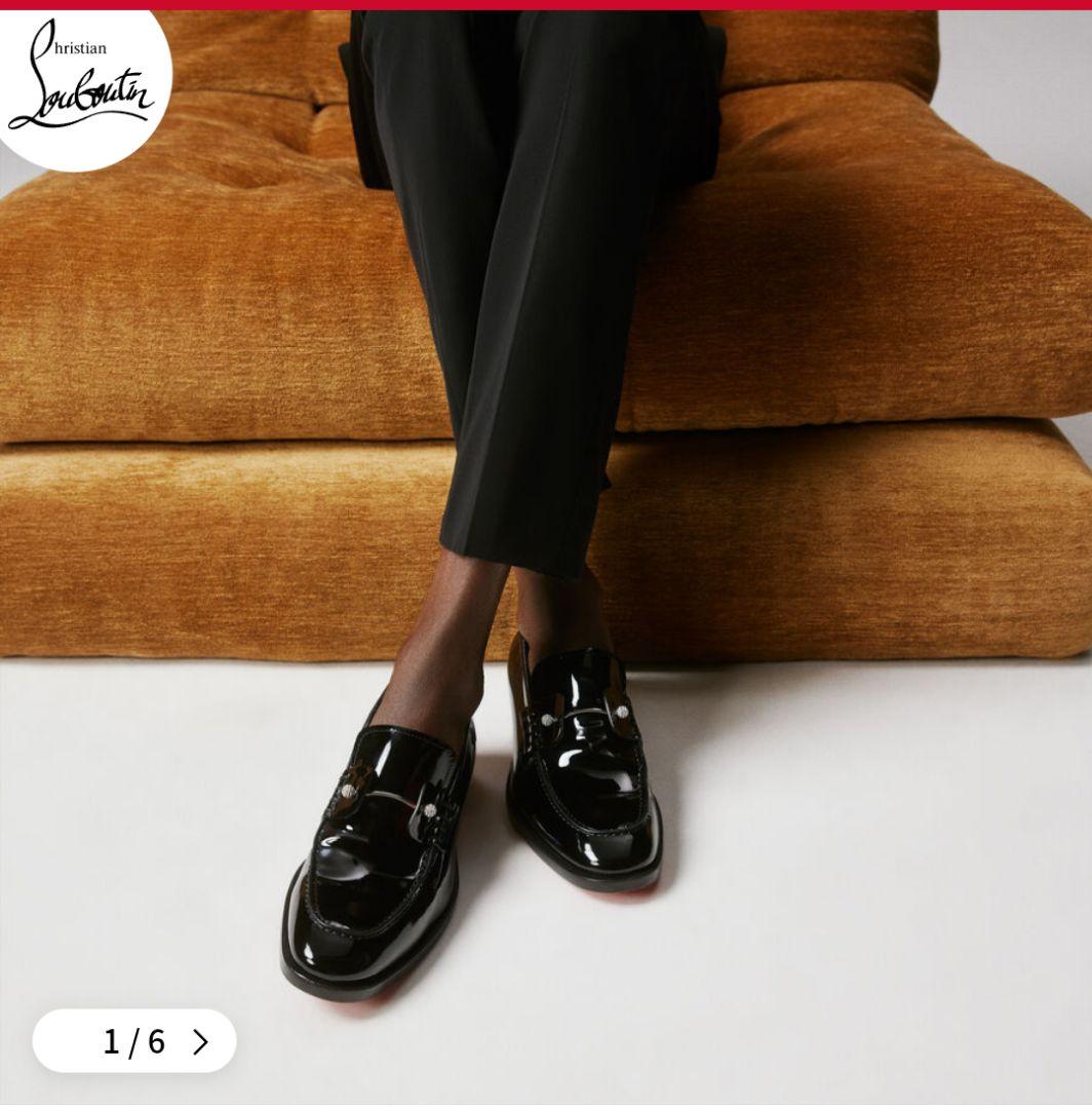 専用！新同品　ルブタン　パテントエナメル　ドレスシューズ　定価23万円