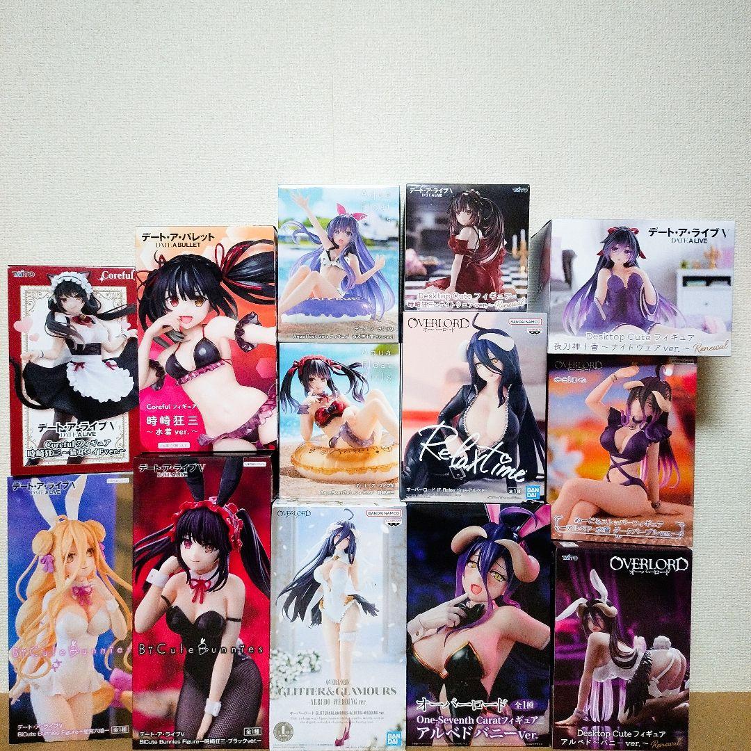 美少女 フィギュア まとめ売り アルベド 時崎狂三 夜刀神十香