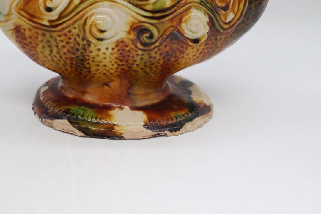 中国　唐三彩　鴨　送料込み1218