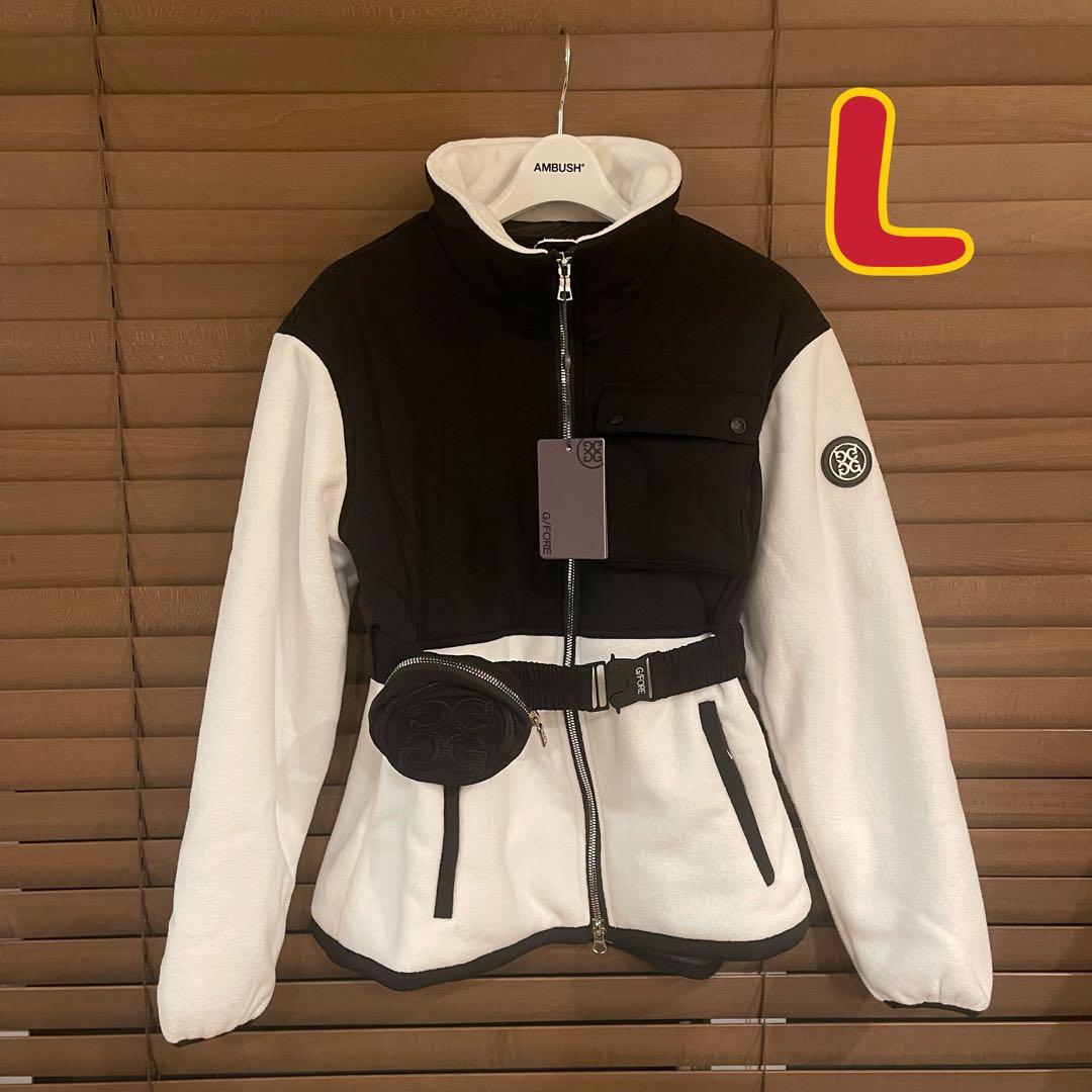 G/FORE ジーフォア ゴルフ レディース ボアジャケット ベルトポーチつきL